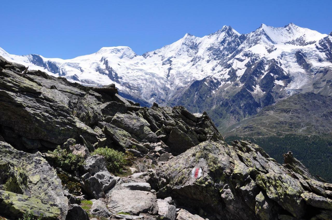Appartamento Haus Wiedersehen, Weissmies Saas-Grund Esterno foto